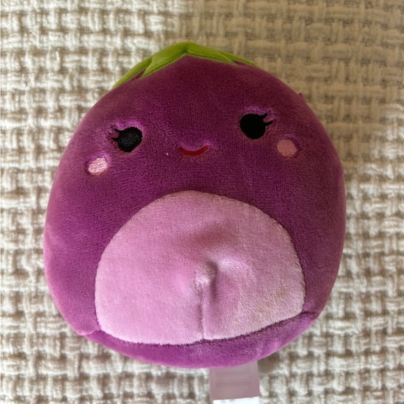Lot  of‎ 2 Squishmallows 5” - Eggplant & Sloth - Picture 2 of 6